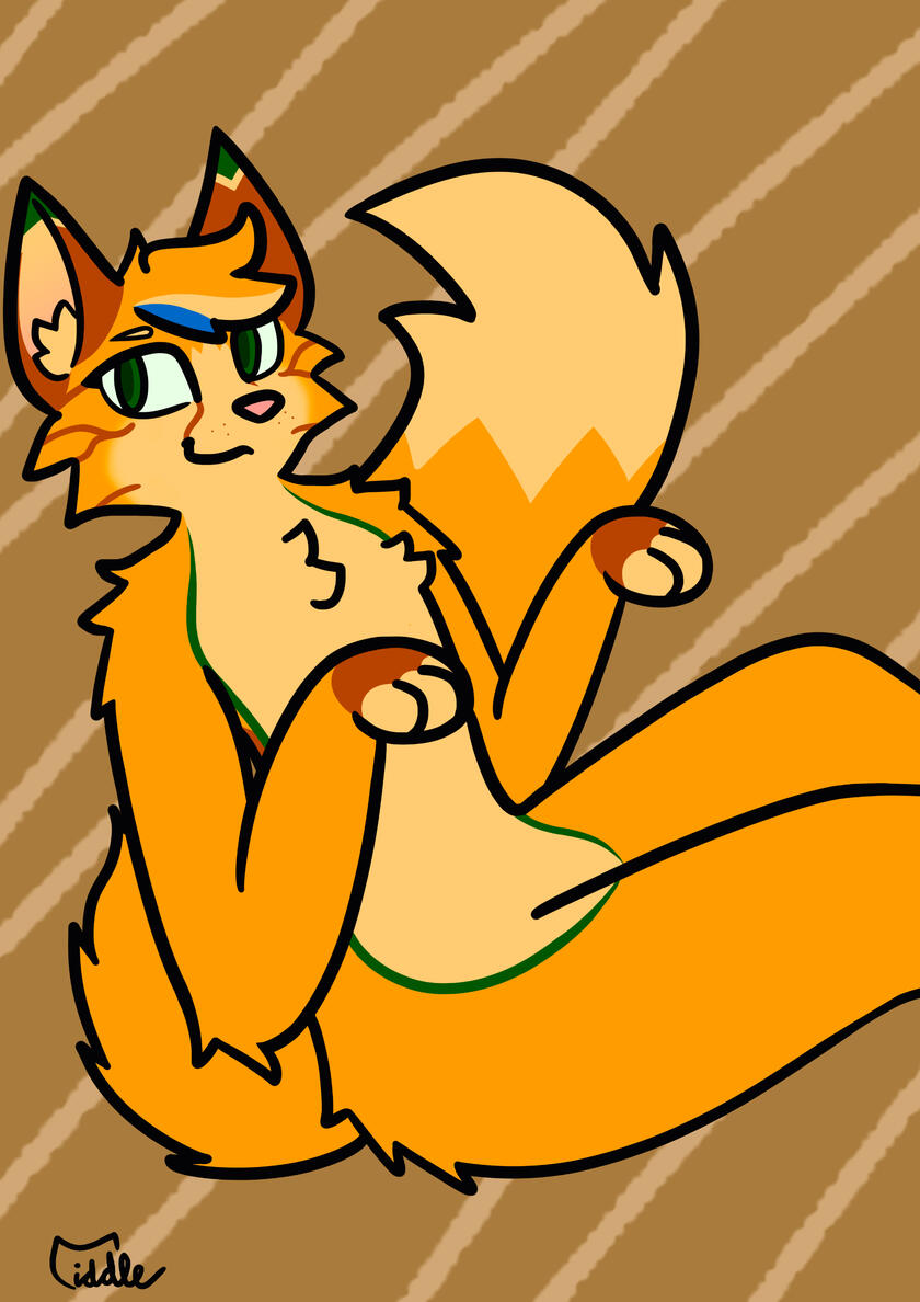 Limp Wrist YCH Example of the feline base version of the Limp Wrist YCH.